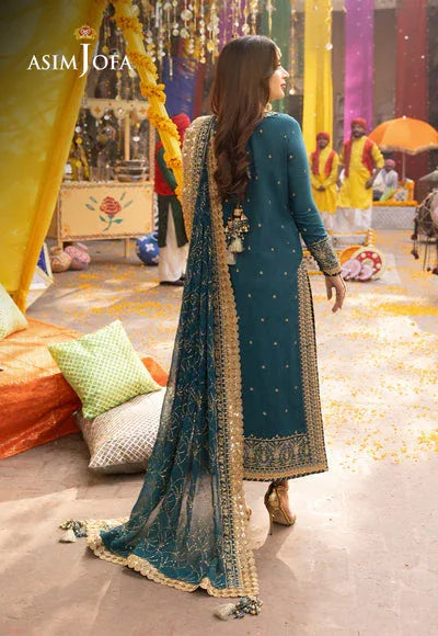 Asim Jofa | Chamak Damak Festive 24 | AJCD-07 - Aqsa Fabrics