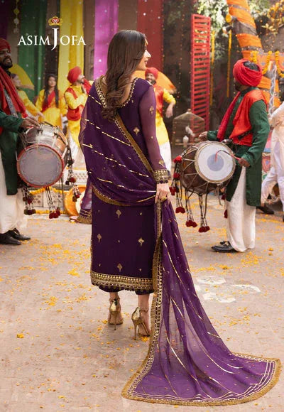 Asim Jofa | Chamak Damak Festive 24 | AJCD-17 - Aqsa Fabrics