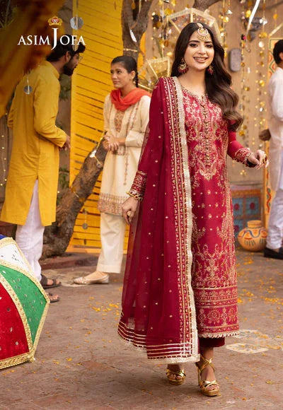 Asim Jofa | Chamak Damak Festive 24 | AJCD-25 - Aqsa Fabrics