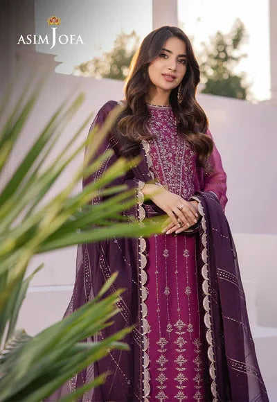 Asim Jofa | Dhanak Rang Collection | AJCF-19 - Aqsa Fabrics