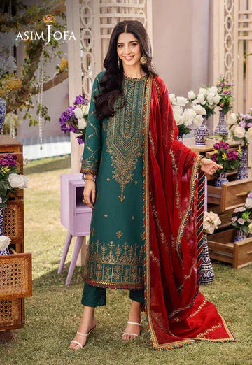 Asim Jofa | Dhanak Rang Collection | AJCF-23 - Aqsa Fabrics