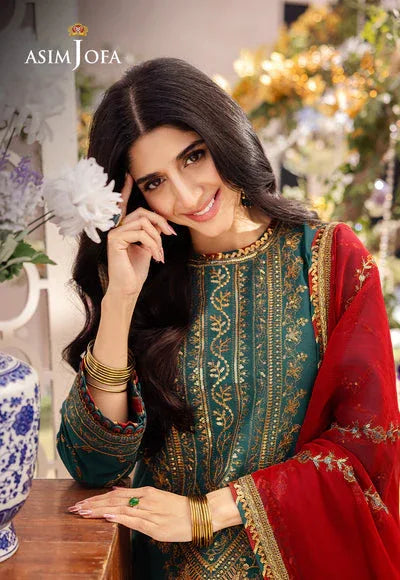 Asim Jofa | Dhanak Rang Collection | AJCF-23 - Aqsa Fabrics