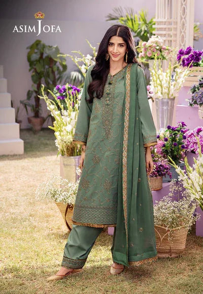 Asim Jofa | Dhanak Rang Collection | AJCF-15 - Aqsa Fabrics