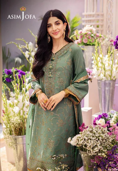 Asim Jofa | Dhanak Rang Collection | AJCF-15 - Aqsa Fabrics