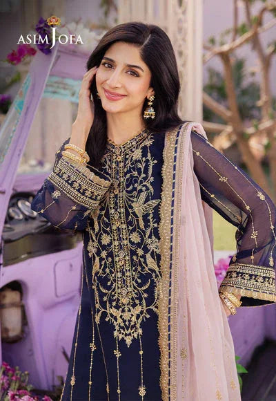 Asim Jofa | Dhanak Rang Collection | AJCF-09 - Aqsa Fabrics
