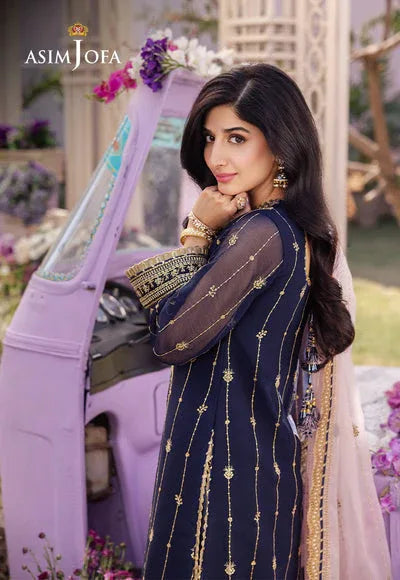 Asim Jofa | Dhanak Rang Collection | AJCF-09 - Aqsa Fabrics