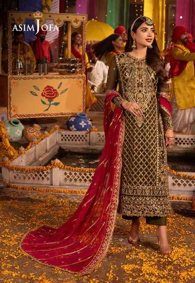 Asim Jofa | Chamak Damak Festive 24 | AJCD-27 - Aqsa Fabrics