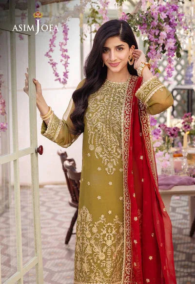 Asim Jofa | Dhanak Rang Collection | AJCF-26 - Aqsa Fabrics