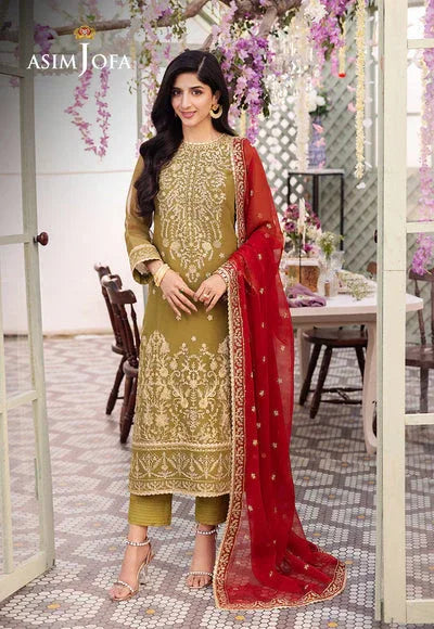 Asim Jofa | Dhanak Rang Collection | AJCF-26 - Aqsa Fabrics