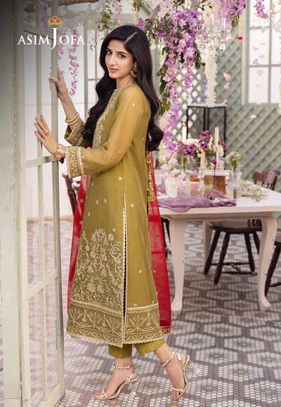 Asim Jofa | Dhanak Rang Collection | AJCF-26 - Aqsa Fabrics
