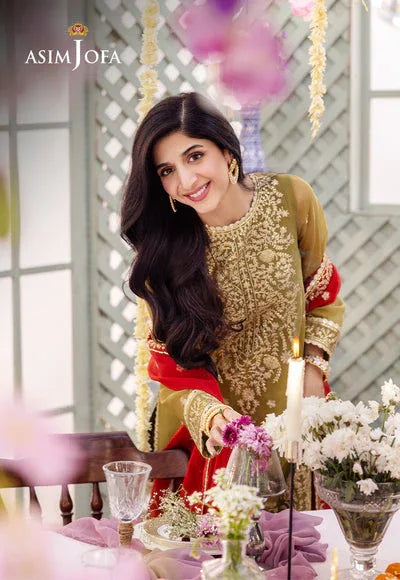 Asim Jofa | Dhanak Rang Collection | AJCF-26 - Aqsa Fabrics
