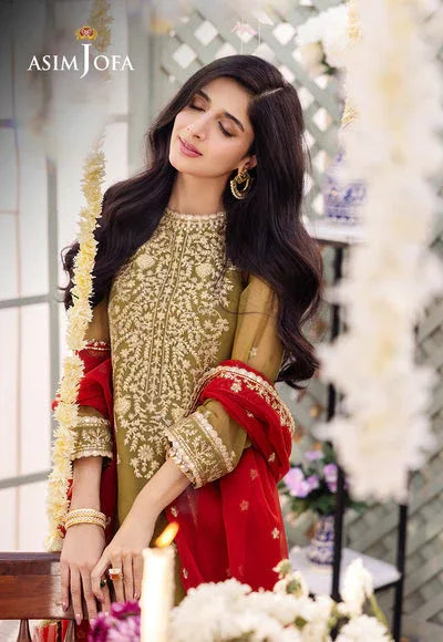 Asim Jofa | Dhanak Rang Collection | AJCF-26 - Aqsa Fabrics