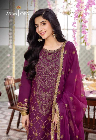 Asim Jofa | Dhanak Rang Collection | AJCF-07 - Aqsa Fabrics