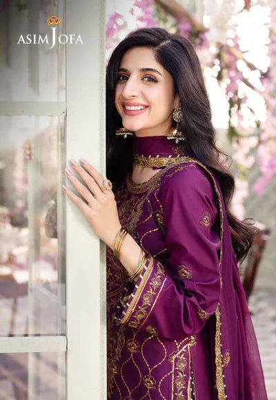 Asim Jofa | Dhanak Rang Collection | AJCF-07 - Aqsa Fabrics