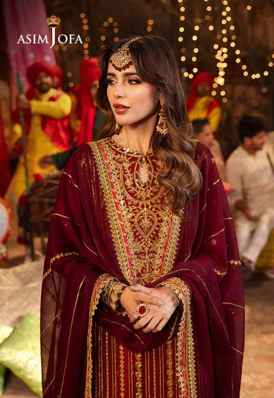 Asim Jofa | Chamak Damak Festive 24 | AJCD-28 - Aqsa Fabrics