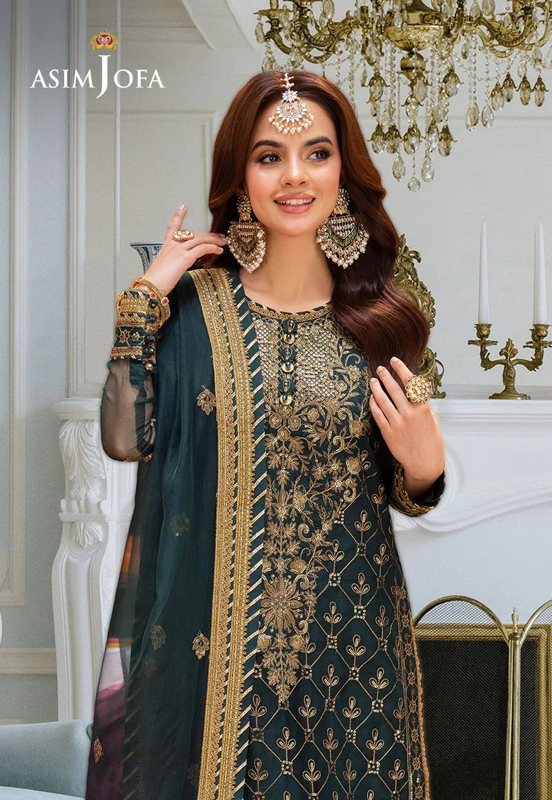Asim Jofa | festive luxe | AJEM-25 - Aqsa Fabrics