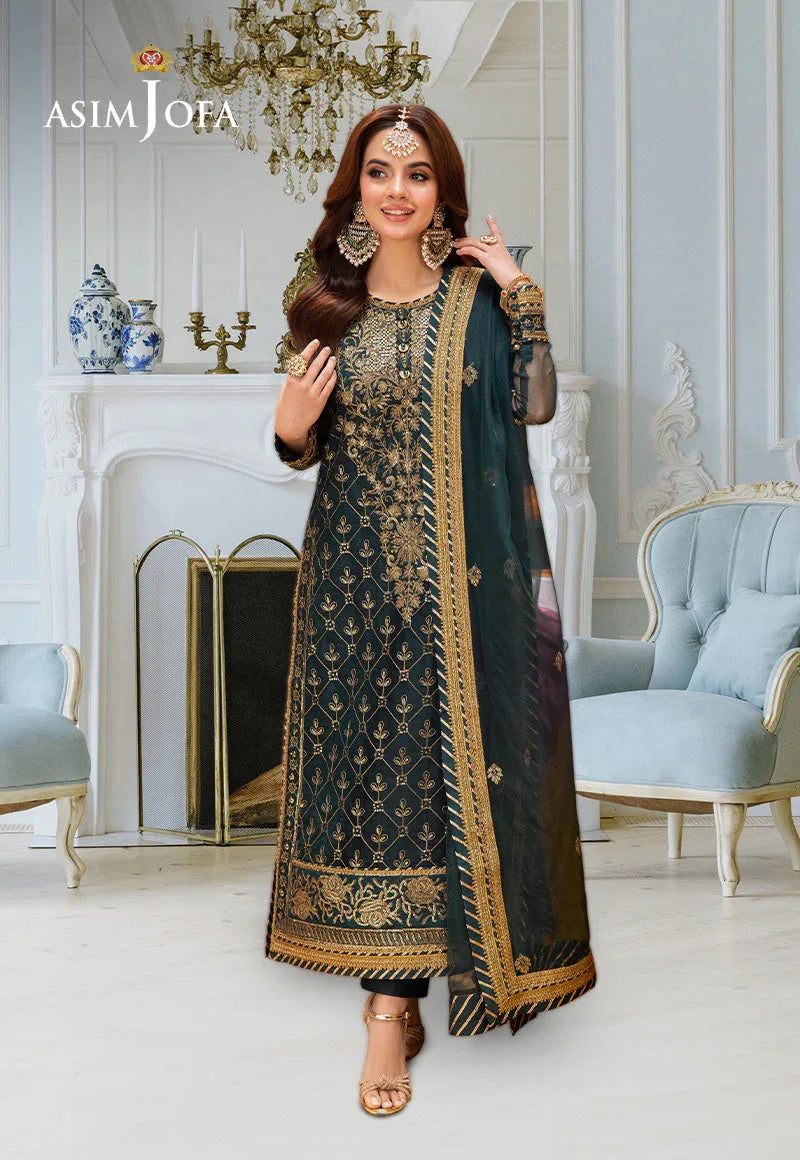 Asim Jofa | festive luxe | AJEM-25 - Aqsa Fabrics