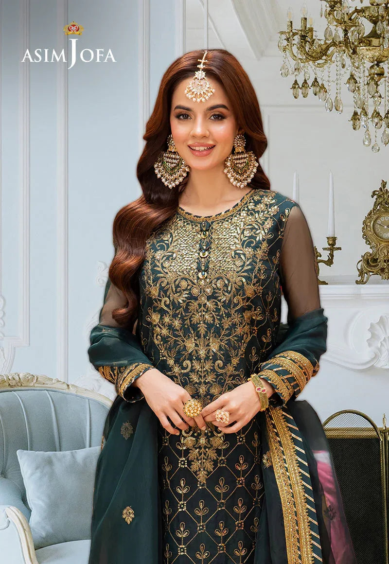 Asim Jofa | festive luxe | AJEM-25 - Aqsa Fabrics