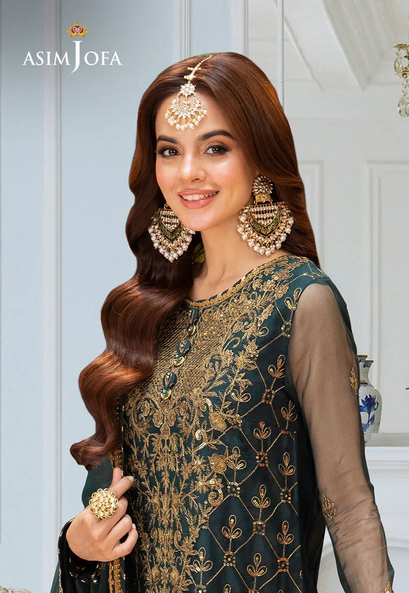 Asim Jofa | festive luxe | AJEM-25 - Aqsa Fabrics