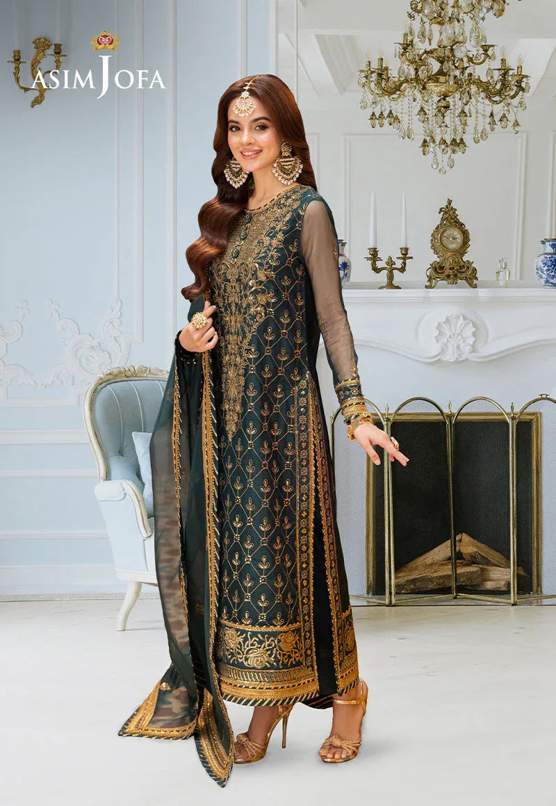 Asim Jofa | festive luxe | AJEM-25 - Aqsa Fabrics