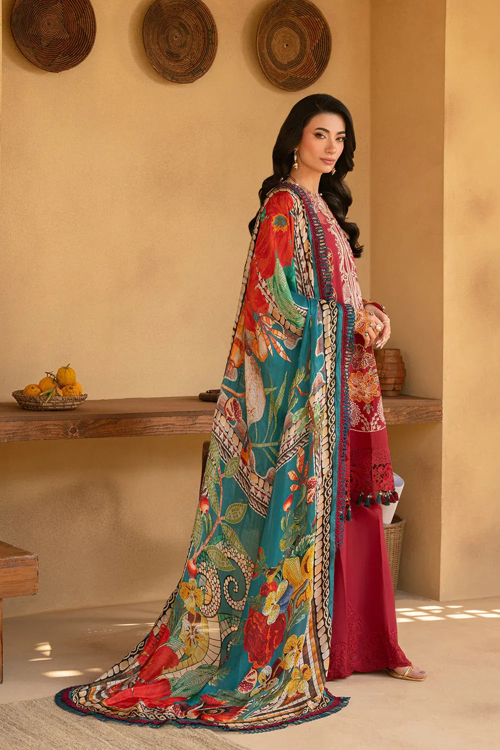 Saira Rizwan | Luxury Lawn 25 | MANON-SRL25-02 - Aqsa Fabrics