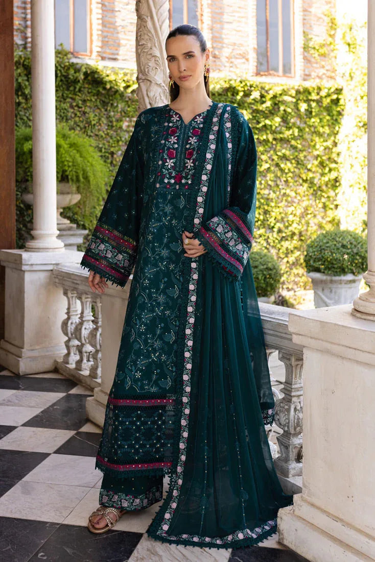 Marjjan | Ruhi Lawn | MLL-03 B ( - Aqsa Fabrics