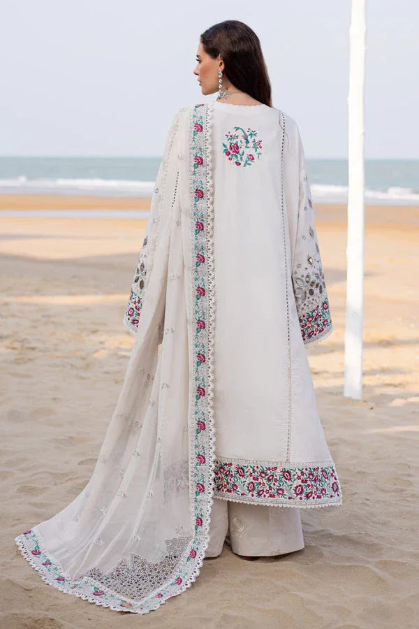 Marjjan | Mavi Lawn | MLL-21 A (SILVER SKIN) - Aqsa Fabrics