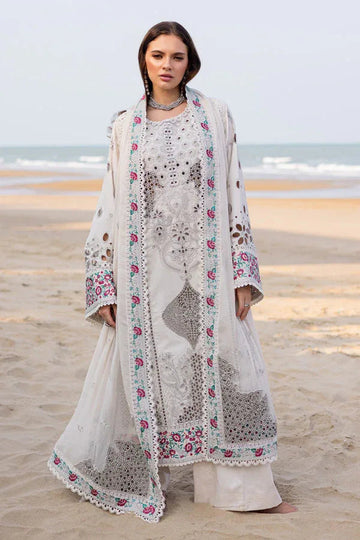Marjjan | Mavi Lawn | MLL-21 A (SILVER SKIN) - Aqsa Fabrics