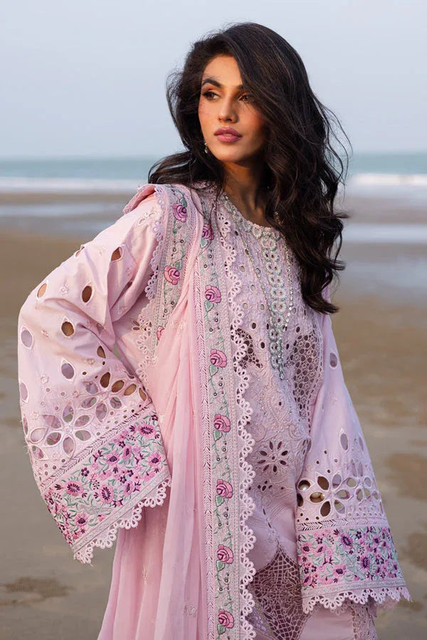 Marjjan | Mavi Lawn | MLL-21 B (PINK) - Aqsa Fabrics