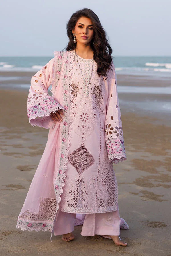 Marjjan | Mavi Lawn | MLL-21 B (PINK) - Aqsa Fabrics