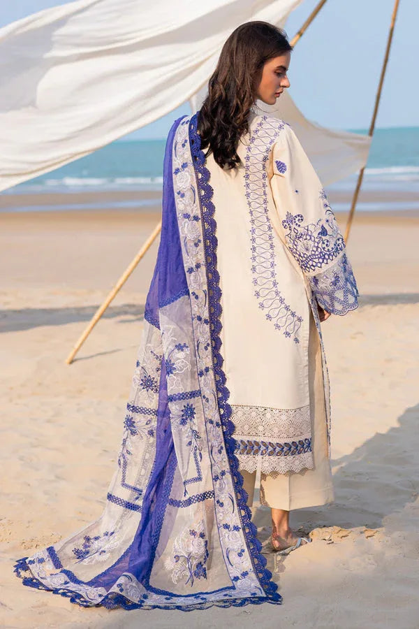 Marjjan | Mavi Lawn | MLL-22 B (SKIN) - Aqsa Fabrics