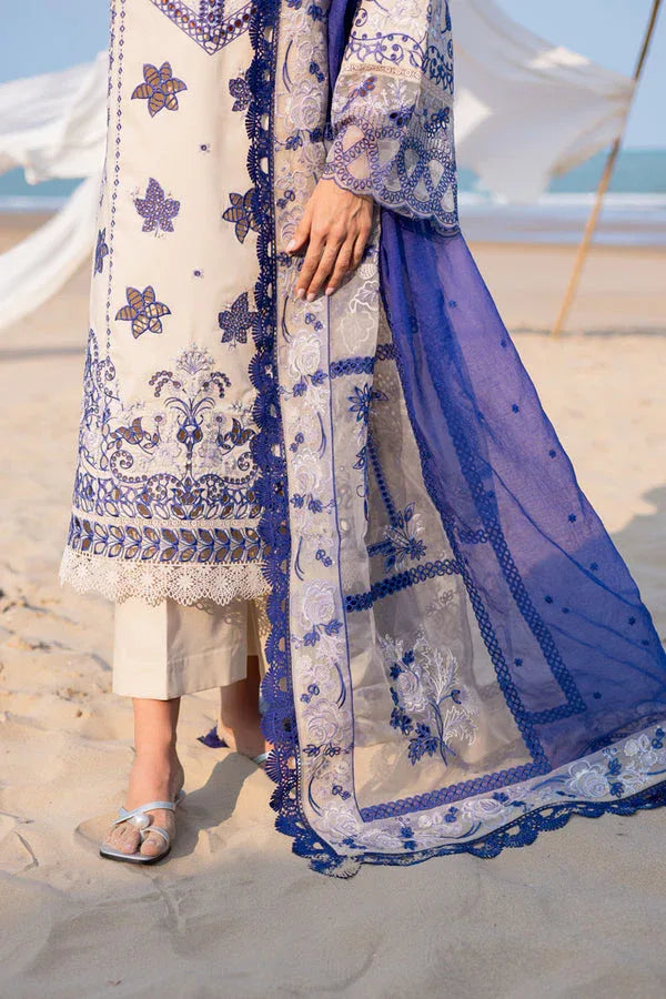 Marjjan | Mavi Lawn | MLL-22 B (SKIN) - Aqsa Fabrics
