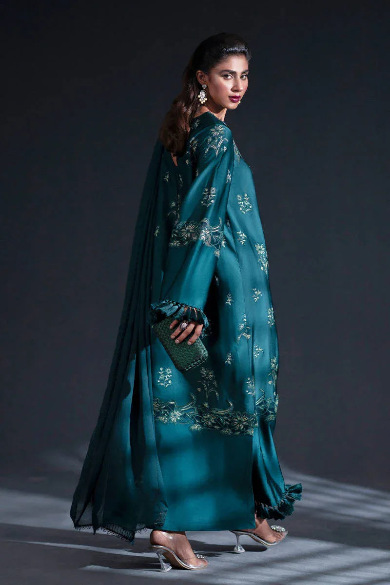 MNR | Chai Coffee Luxury Pret | Jade Moon - Aqsa Fabrics
