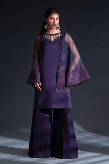 MNR | Chai Coffee Luxury Pret | Lavender Dreams - Aqsa Fabrics