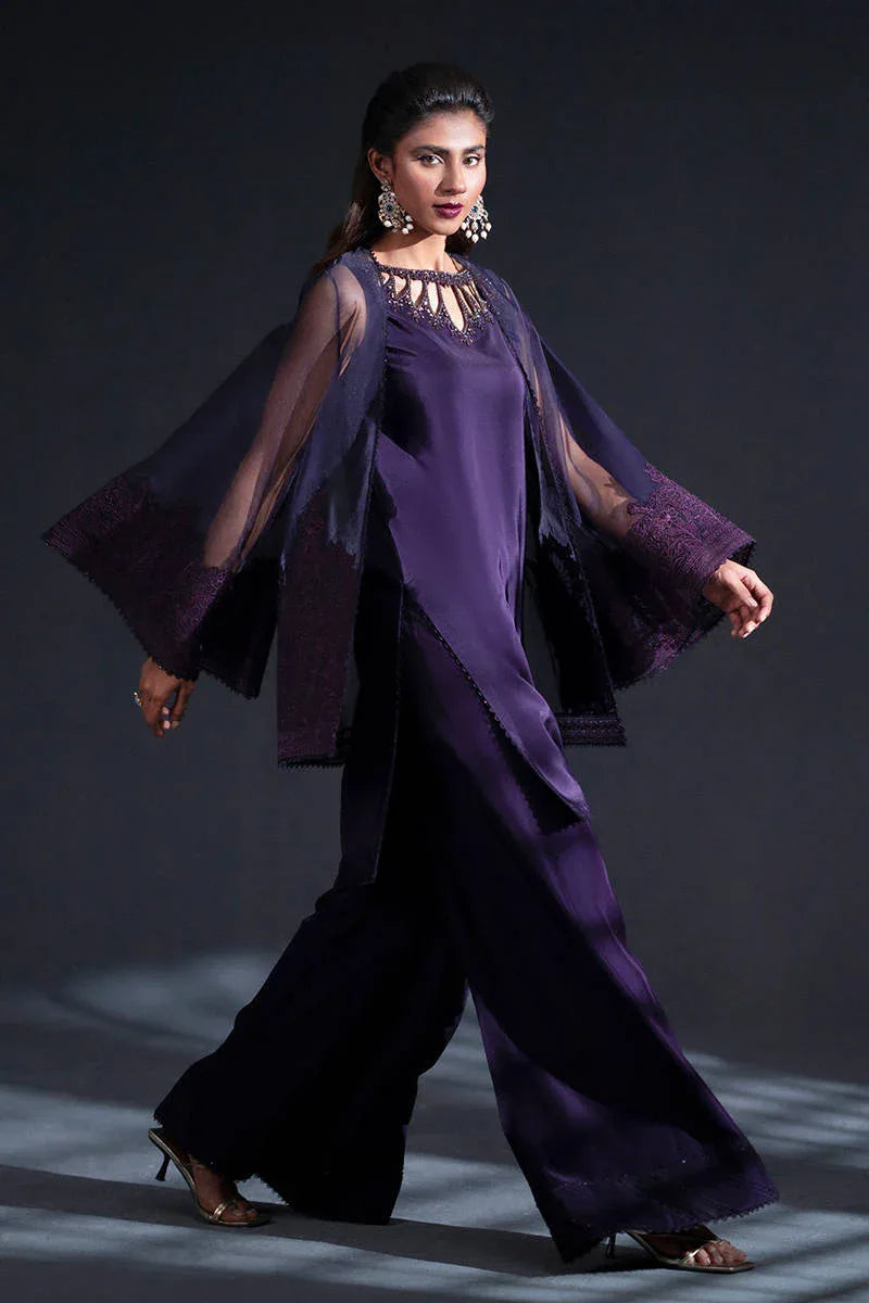 MNR | Chai Coffee Luxury Pret | Lavender Dreams - Aqsa Fabrics