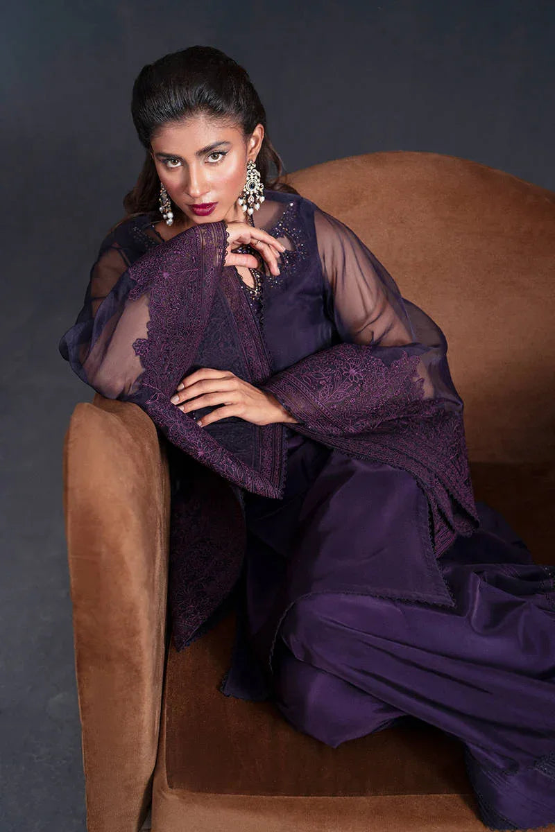 MNR | Chai Coffee Luxury Pret | Lavender Dreams - Aqsa Fabrics