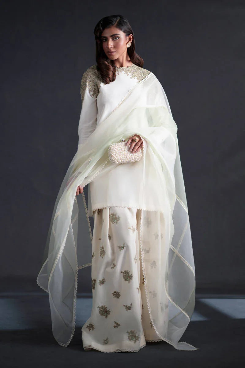 MNR | Chai Coffee Luxury Pret | Mint To Be - Aqsa Fabrics