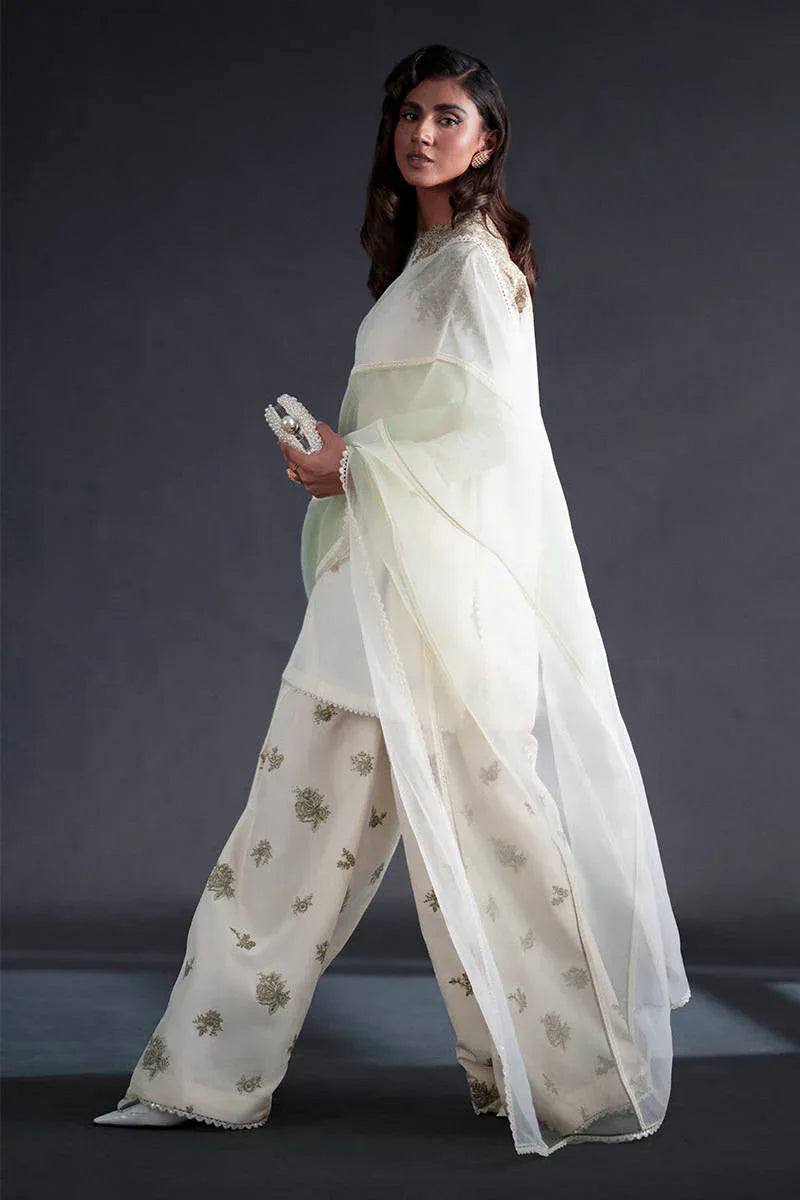 MNR | Chai Coffee Luxury Pret | Mint To Be - Aqsa Fabrics