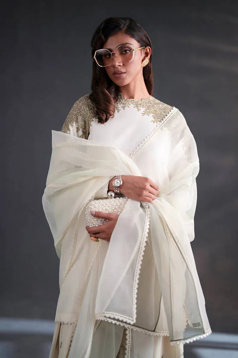 MNR | Chai Coffee Luxury Pret | Mint To Be - Aqsa Fabrics