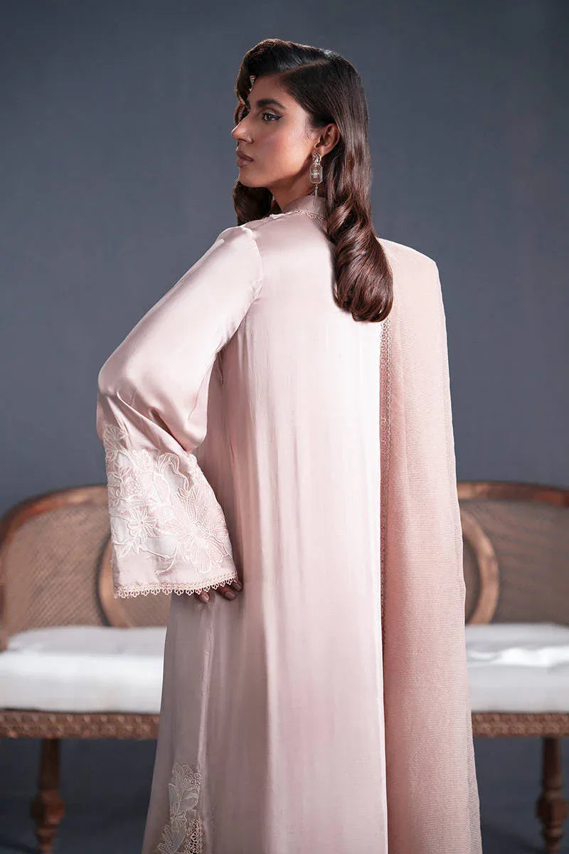 MNR | Chai Coffee Luxury Pret | Tea Rose - Aqsa Fabrics