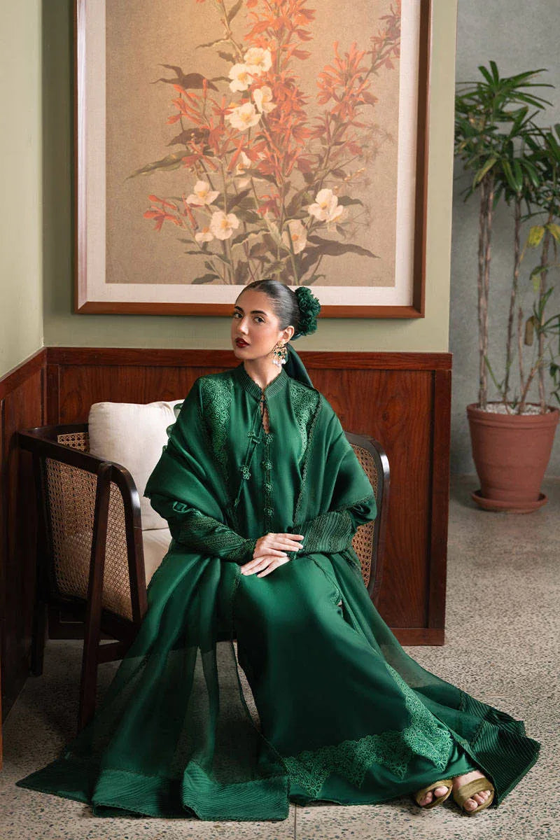 MNR | Chaye Coffee Luxury Pret | Aurora Emerald - Aqsa Fabrics