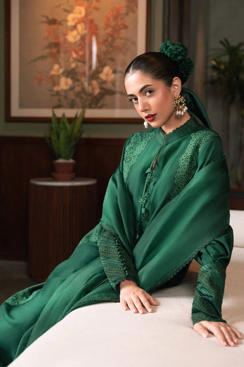 MNR | Chaye Coffee Luxury Pret | Aurora Emerald - Aqsa Fabrics