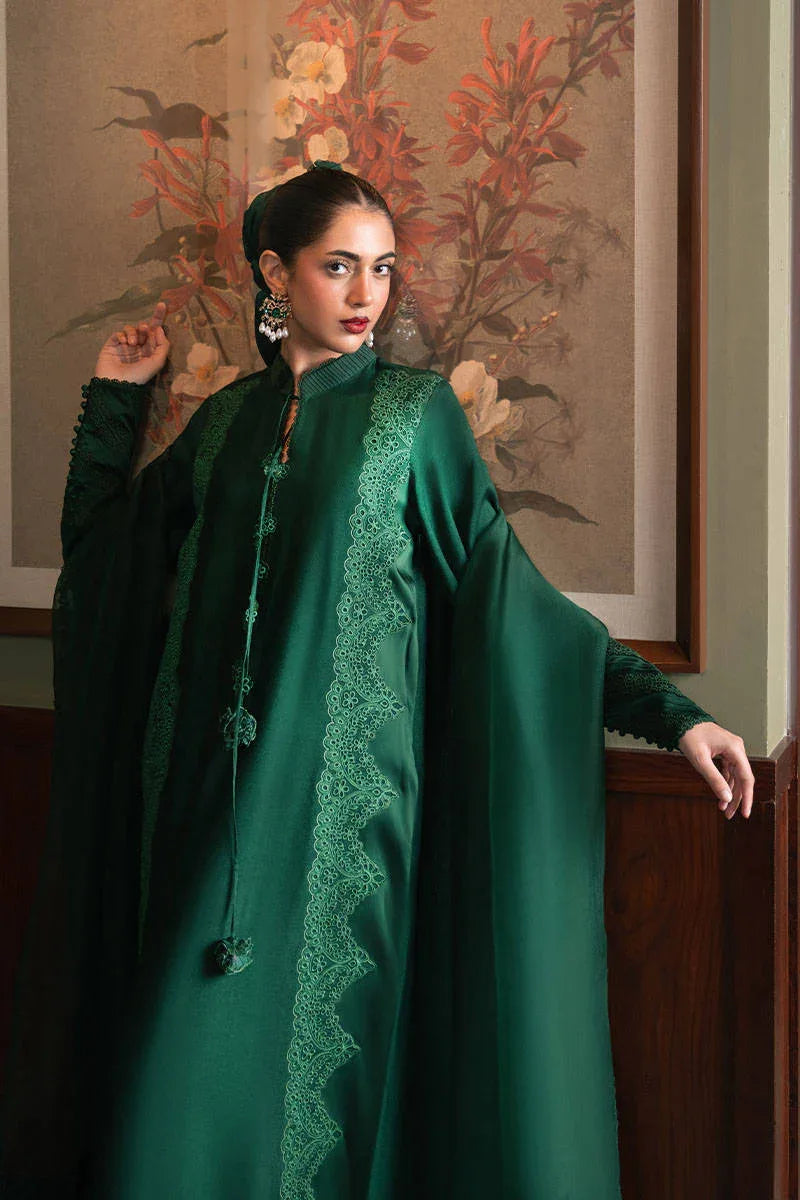 MNR | Chaye Coffee Luxury Pret | Aurora Emerald - Aqsa Fabrics