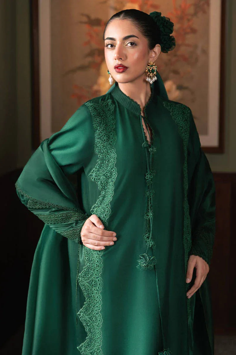 MNR | Chaye Coffee Luxury Pret | Aurora Emerald - Aqsa Fabrics