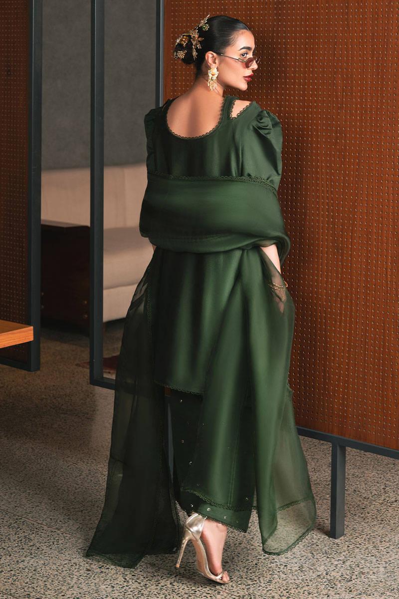 MNR | Chaye Coffee Luxury Pret | Jade Jewel - Aqsa Fabrics