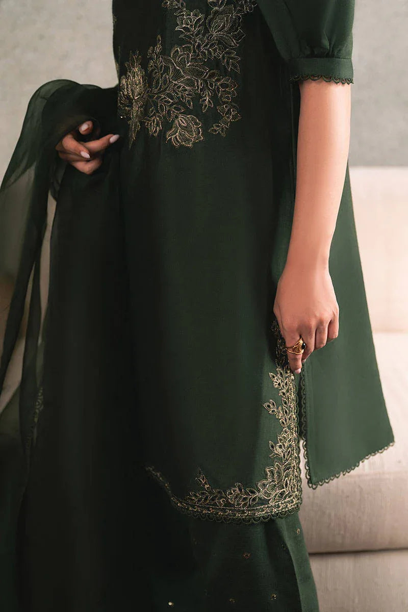 MNR | Chaye Coffee Luxury Pret | Jade Jewel - Aqsa Fabrics
