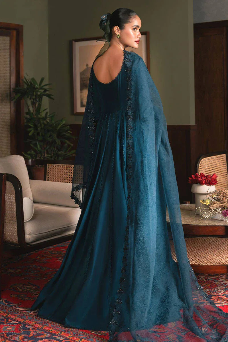 MNR | Chaye Coffee Luxury Pret | Starry Night - Aqsa Fabrics