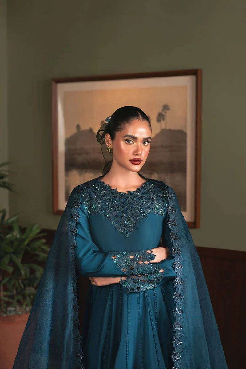 MNR | Chaye Coffee Luxury Pret | Starry Night - Aqsa Fabrics
