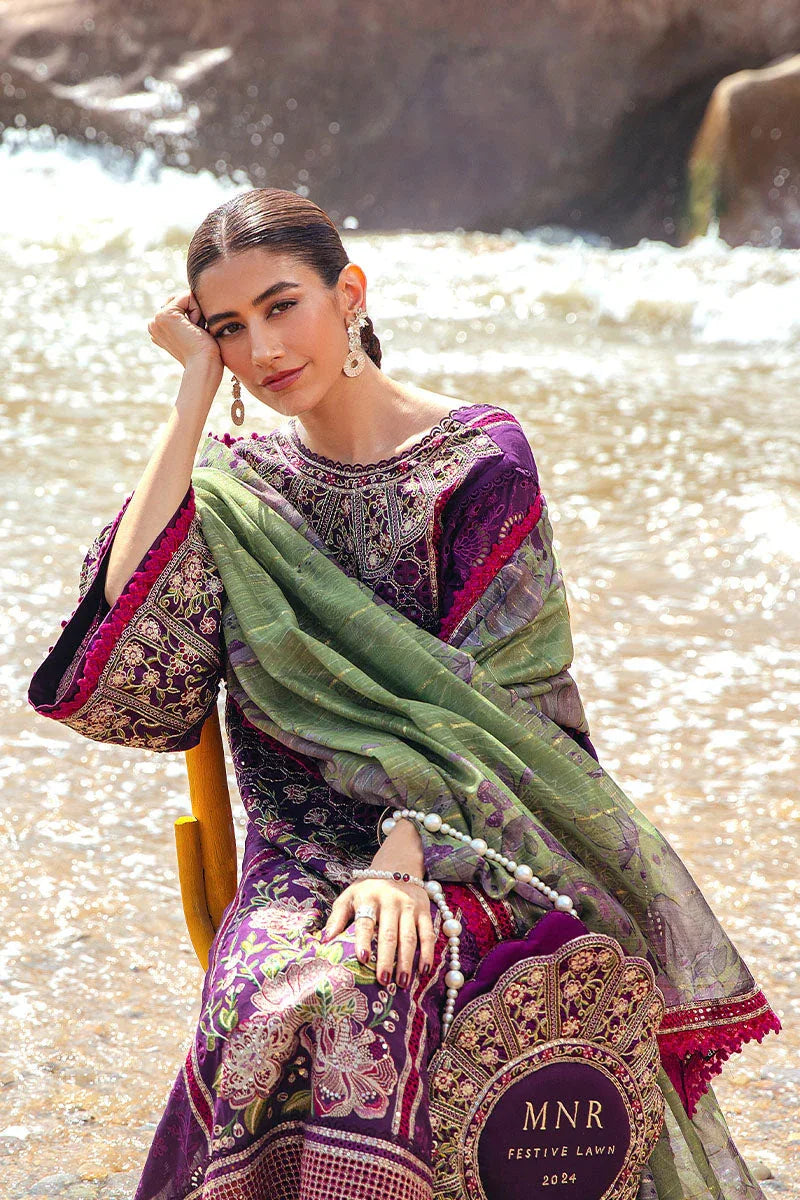 MNR | Festive Lawn 24 | GUL-E-LALA - Aqsa Fabrics