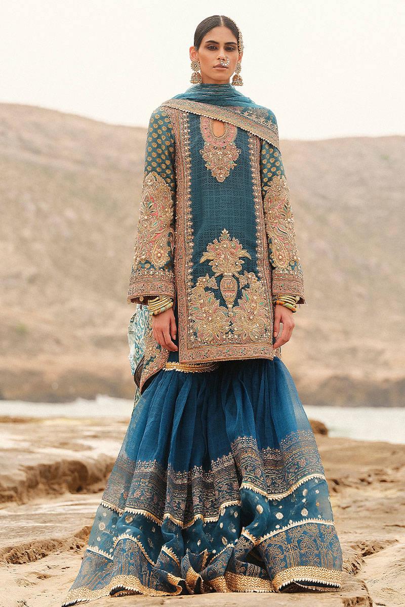 MNR | Gehraiyaan Shaadi Collection | Anabiya - Aqsa Fabrics